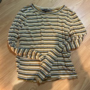 Long sleeve stripped shirt
